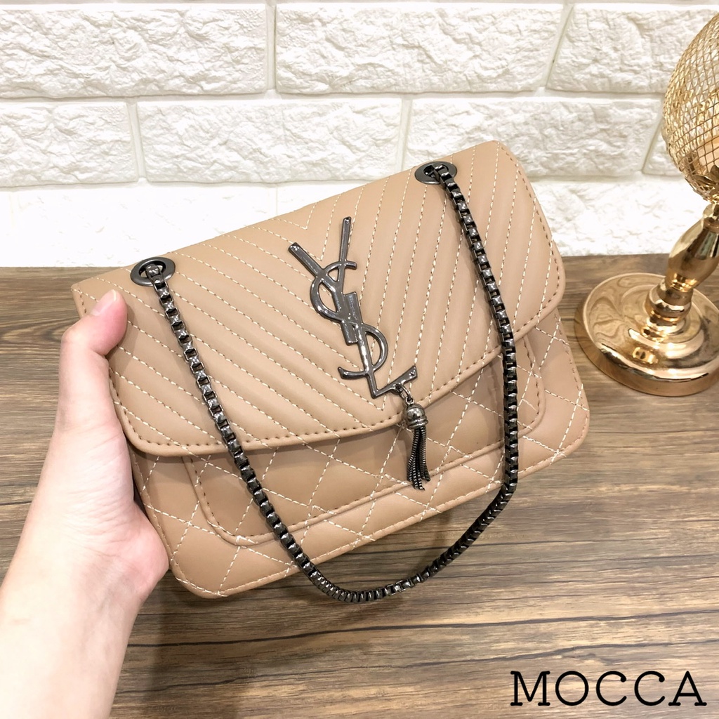YSL Túi xách nữ đeo chéo thời trang W8L0