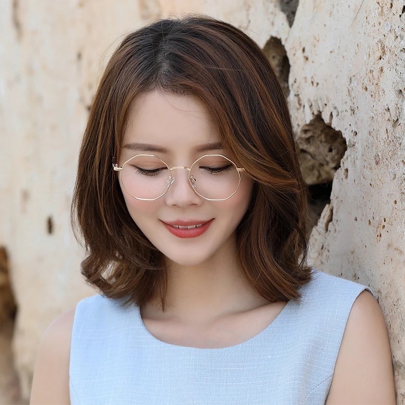 Gọng Kính Cận Nữ Thời Trang [FREESHIP] Kính Vintage Giá Rẻ Chất Liệu Kim Loại -A1 | BigBuy360 - bigbuy360.vn