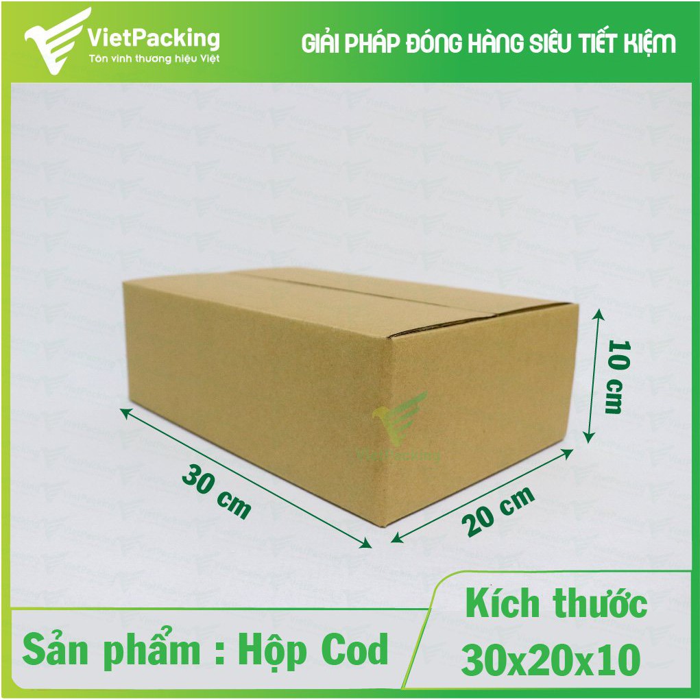 [Sản phẩm bán chạy] 20 hộp carton size 30x20x10 hộp cứng, giấy đẹp