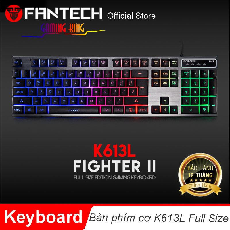 Bàn Phím Gaming Có Dây Full-sized Fantech K613L FIGHTER II Backlit LED 19 Phím Anti Ghost - Hãng Phân Phối Chính Thức | BigBuy360 - bigbuy360.vn