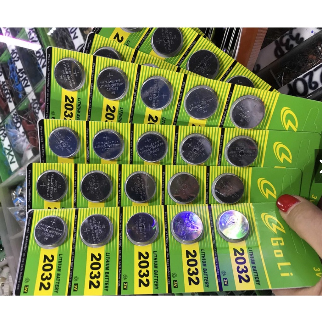Pin 3V -Kí hiệu 2032 ( Vỉ 5 viên )