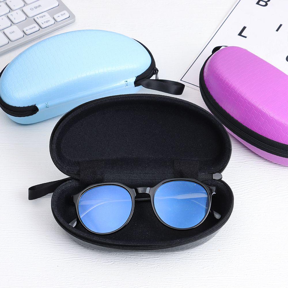 ESPO Hộp Đựng Mắt Kính Có Khóa Kéo Phong Cách Vintage Giá Đỡ