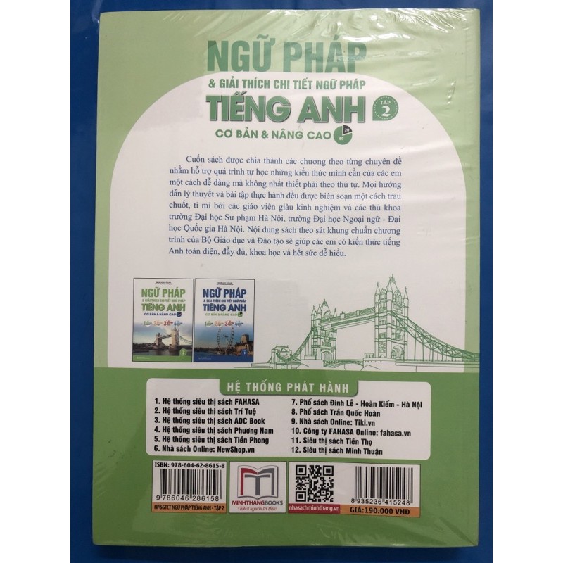 Sách Ngữ pháp và giải thích chi tiết ngữ pháp tiếng anh cơ bản và nâng cao ( Tập 2 )
