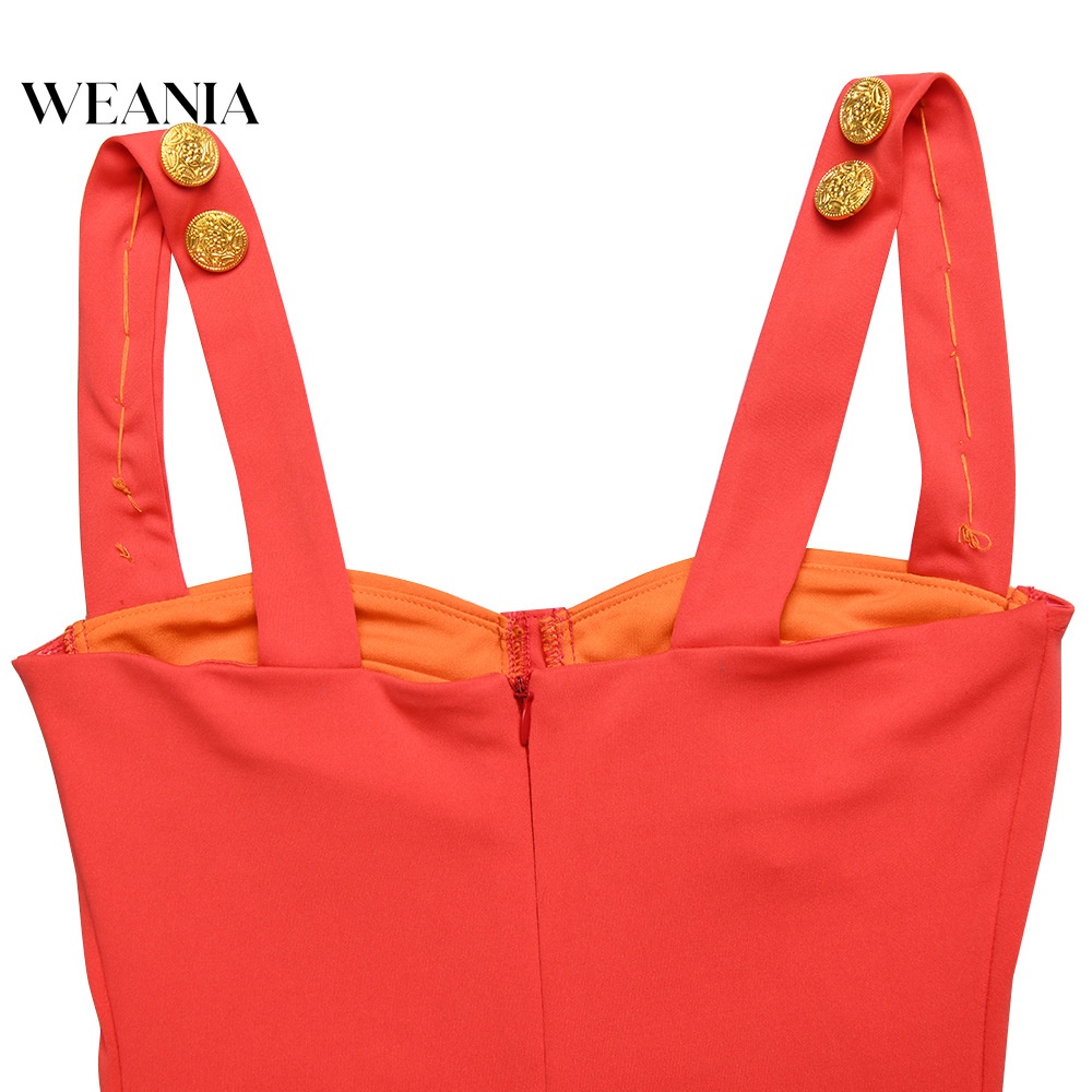 Đầm Hai Dây Hở Lưng Màu Khối Thời Trang Dành Cho Nữ