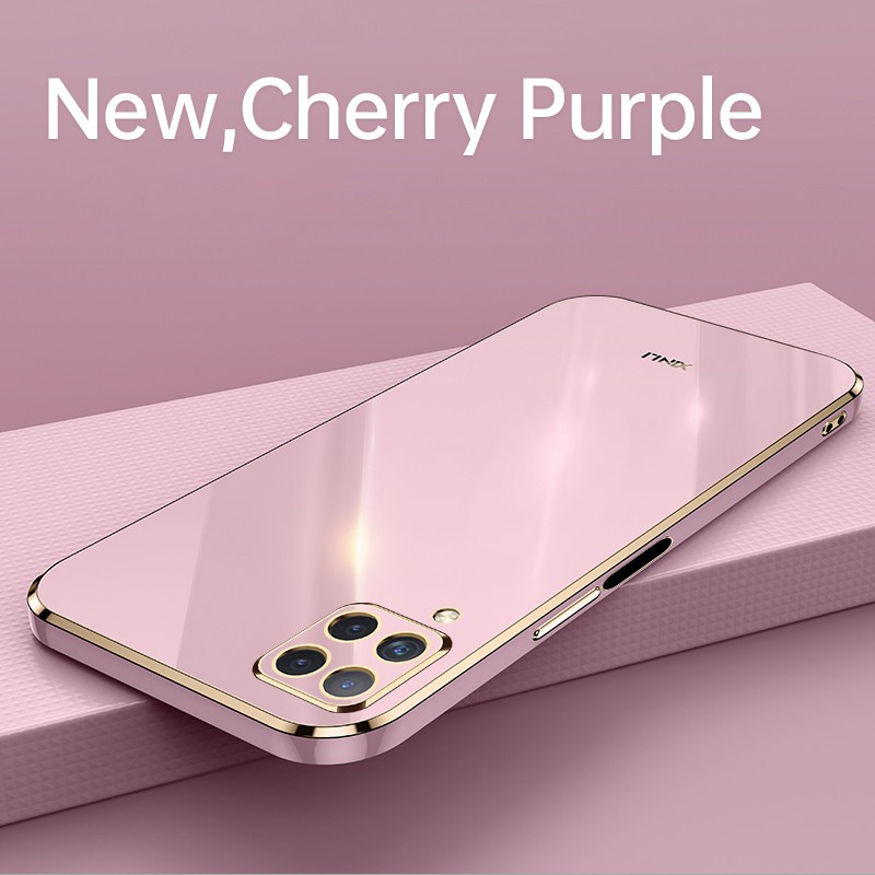 Ốp điện thoại tpu silicon mềm mạ viền thời trang cho Samsung Galaxy A22 A32 A52 A72 A82 4g 5g | BigBuy360 - bigbuy360.vn