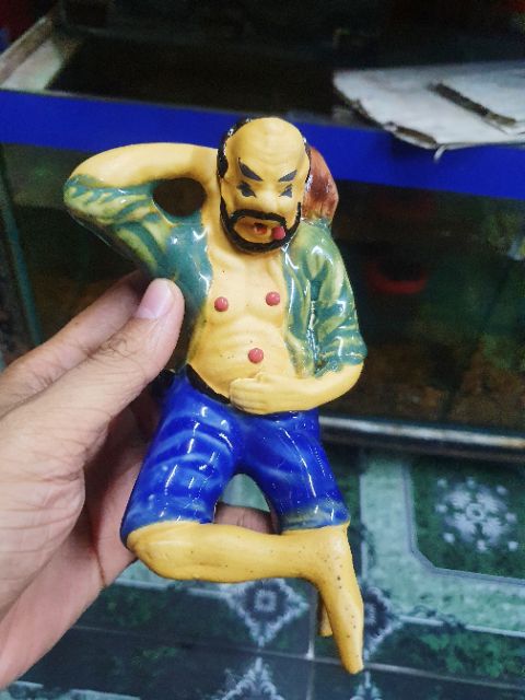 ÔNG NẰM TRANG TRÍ HỒ CÁ NON BỘ 17X10X5CM