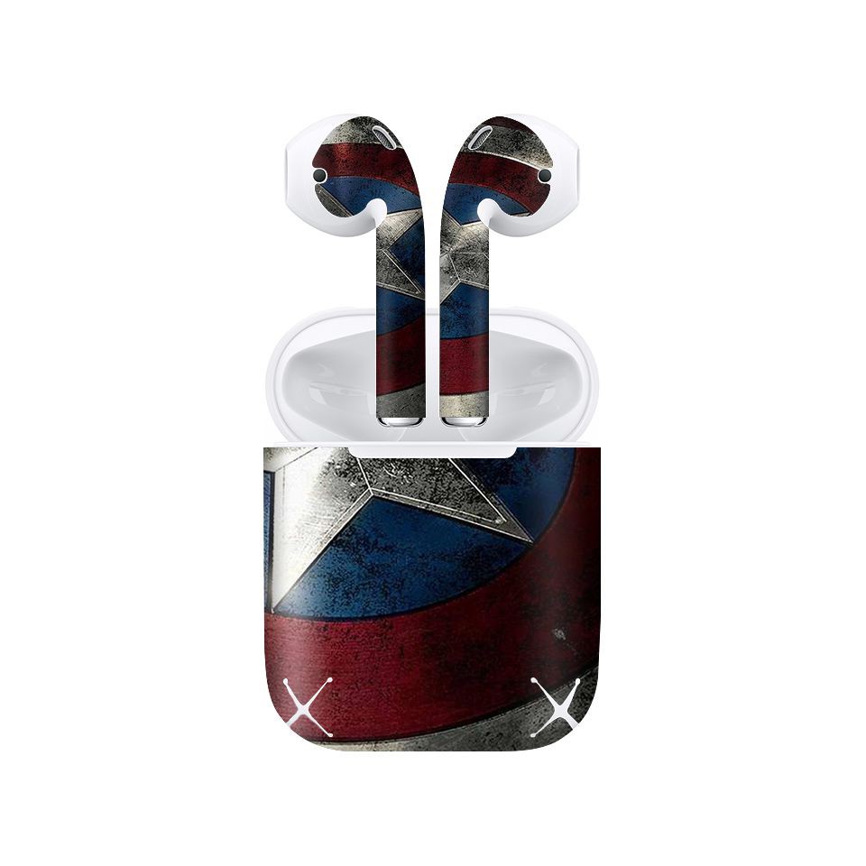 Miếng dán skin cho AirPods in hình Avenger - AVG-0x1008 (AirPods ,1 2, Pro, TWS, i12)