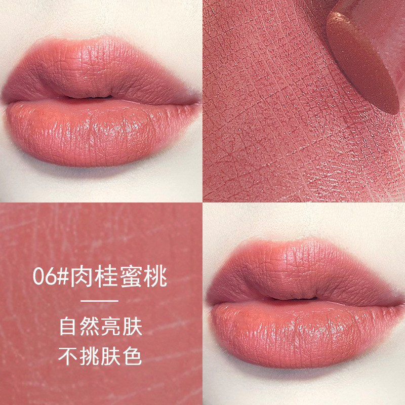 Son môi Maxfine tông nhung lì không khô môi vỏ trang trí họa tiết hoạt hình