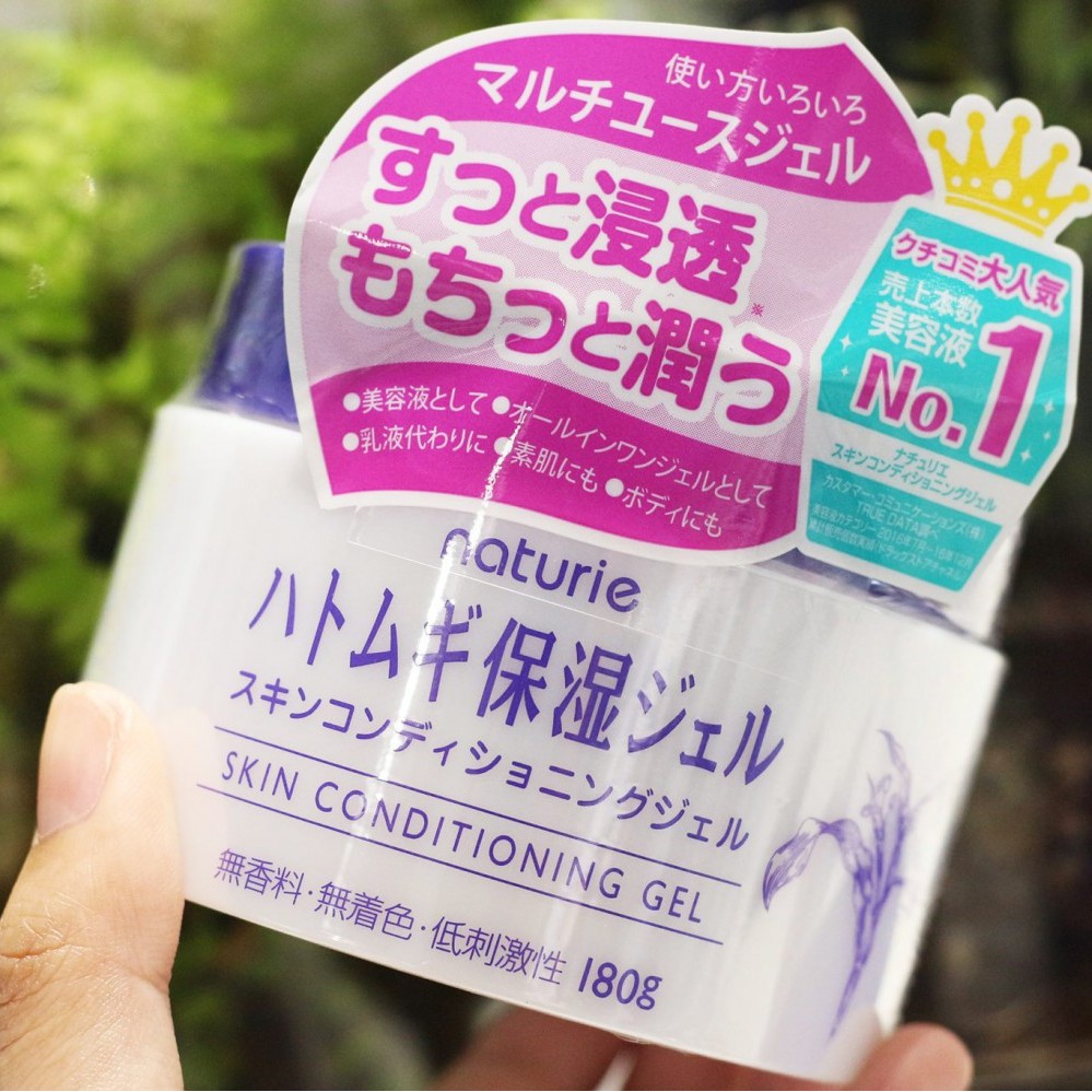 Dưỡng ẩm Naturie ý dĩ - Naturie kem dưỡng Ý Dĩ Dạng Gel 180gr - Nhật Bản