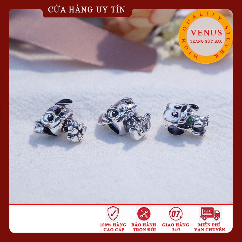 [Hàng Cao Cấp] Charm bạc 925 hình cún- Mã sản phẩm VENUSCV01