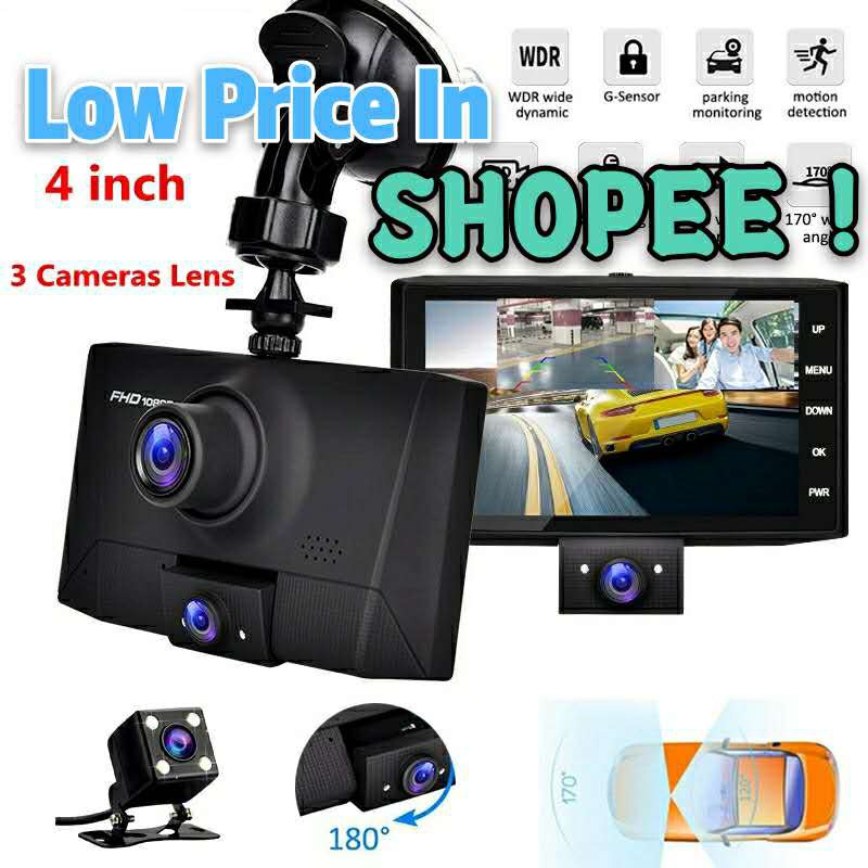 (3 Ống Kính Camera Hành Trình Cho Xe Hơi | BigBuy360 - bigbuy360.vn