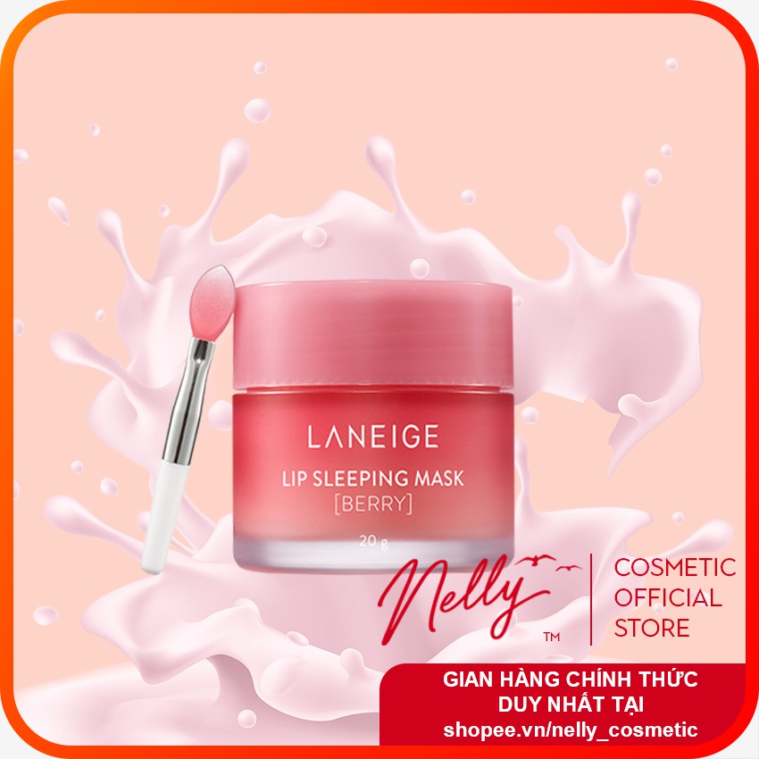 (❤️ SIÊU HOT, SIÊU KHUYẾN MÃI  ❤️) Mặt nạ ngủ cho môi Laneige 20g Lip Sleeping Mask, Mặt nạ ngủ môi Laneige Berry hàn qu