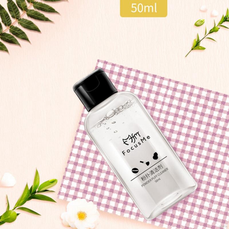 Nước vệ sinh cọ/mút trang điểm 50ml dạng lỏng nhanh khô chuyên dụng