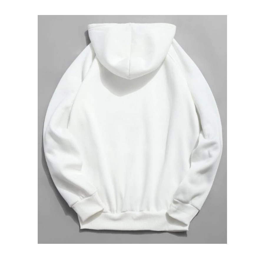 Áo hoodie unisex trơn chất nỉ bông ấm mềm mịn form rộng