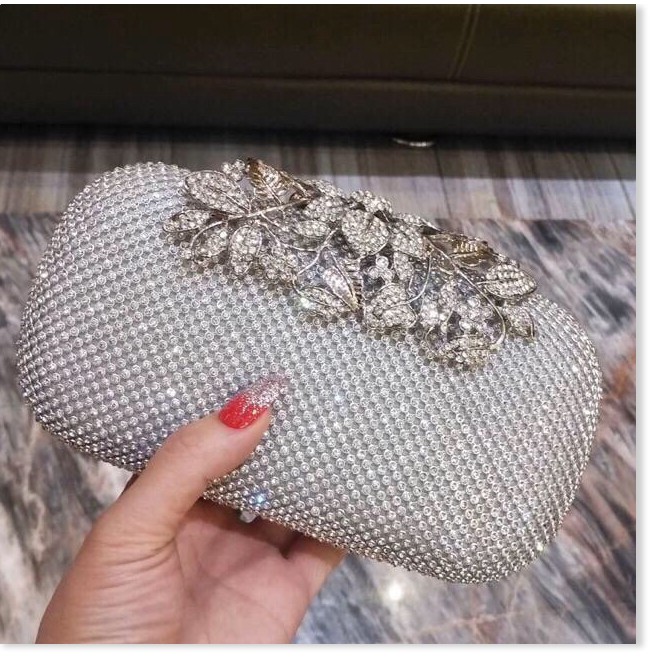 Ví nữ đi tiệc - clutch dự tiệc đính đá sang trọng