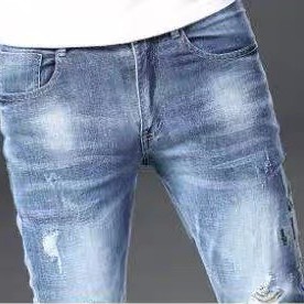 Quần Jean Nam Xước Gối Trẻ Trung Dày Dặn Bền Màu | BigBuy360 - bigbuy360.vn