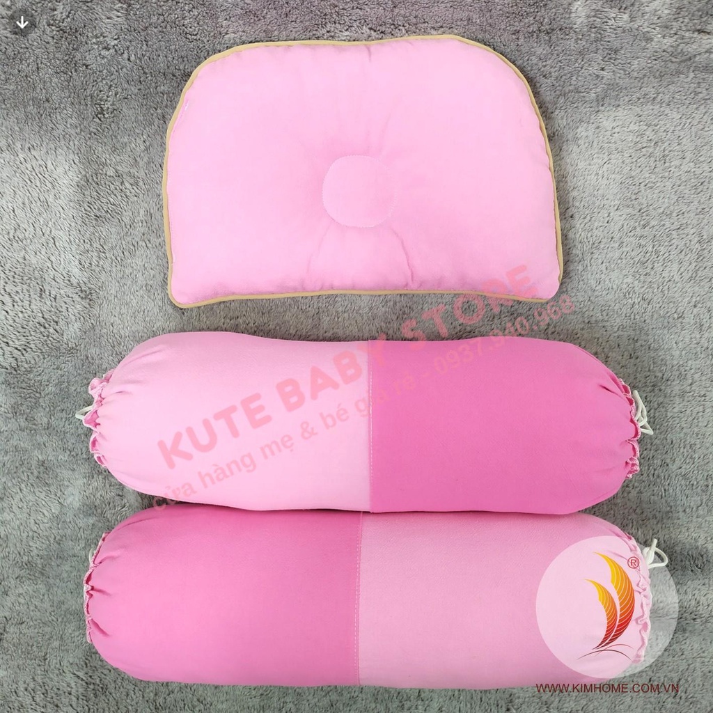 Set nệm gối sơ sinh kim home
