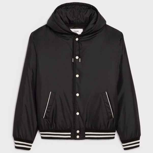 Áo khoác C3line varsity jacket with hood ss21