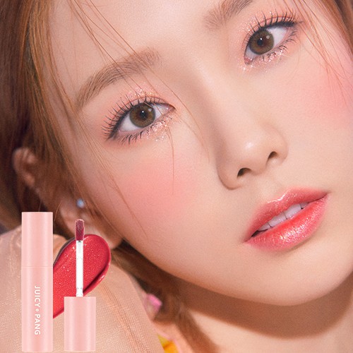 APIEU – Son Tint bóng lâu trôi Juicy-pang Sparkling Tint mềm môi căng mọng