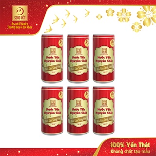 Nước Yến Nguyên Chất Song Yến 5% Dạng Lon - Thùng 30 Lon