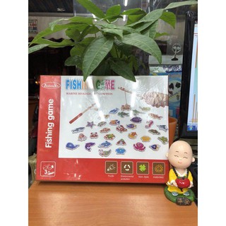 Bộ đồ chơi câu cá gỗ nam châm
