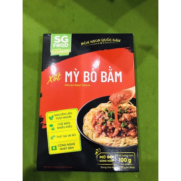 Xốt mỳ bò bằm SG Food 100g