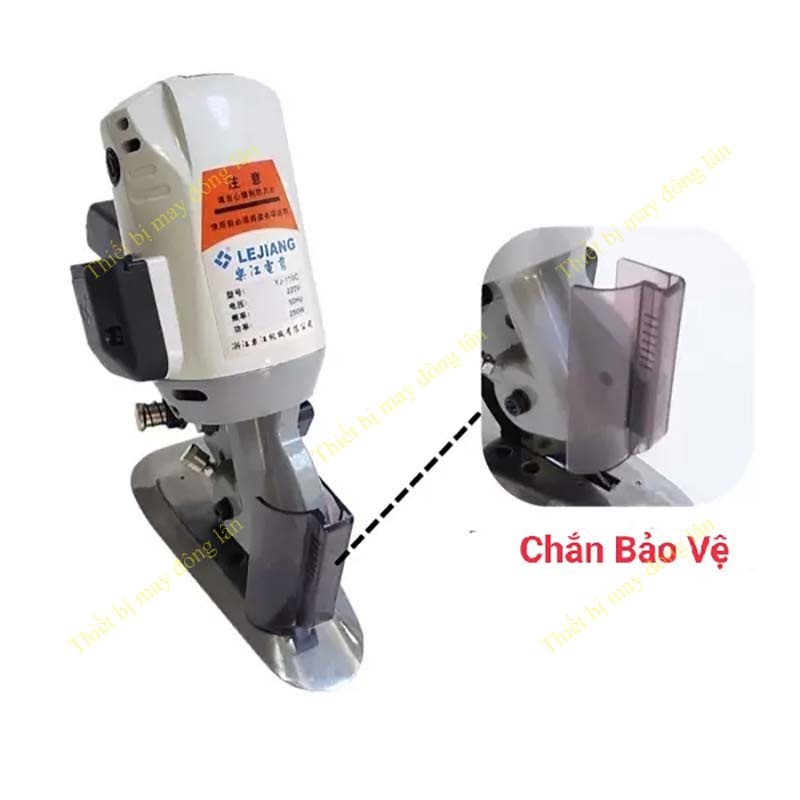 Máy cắt vải cầm tay Lejiang YJ-110C &gt; New Model Đĩa dao 110mm &gt; cắt vải thun &gt; vải voan&gt; cắt da dày 35mm