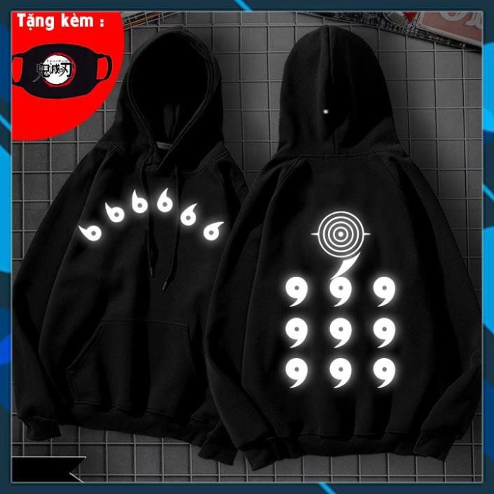 (SALE 50%) 🔥SALE SỐC🔥 Áo khoác hoodie Lục Đạo phản quang - áo Naruto đẹp nhất rẻ chất lượng