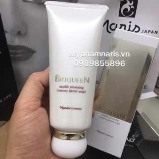Sữa rửa mặt tẩy trang Naris BioQueen Double Cleansing 100g