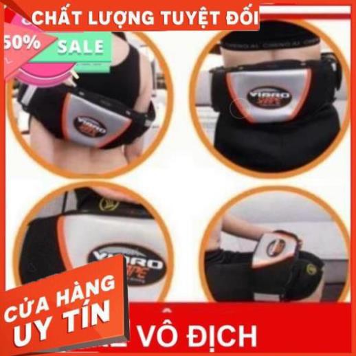 Đai Vibro Shape Massage Bụng có Nóng tăng hiệu quả giảm mở bụng