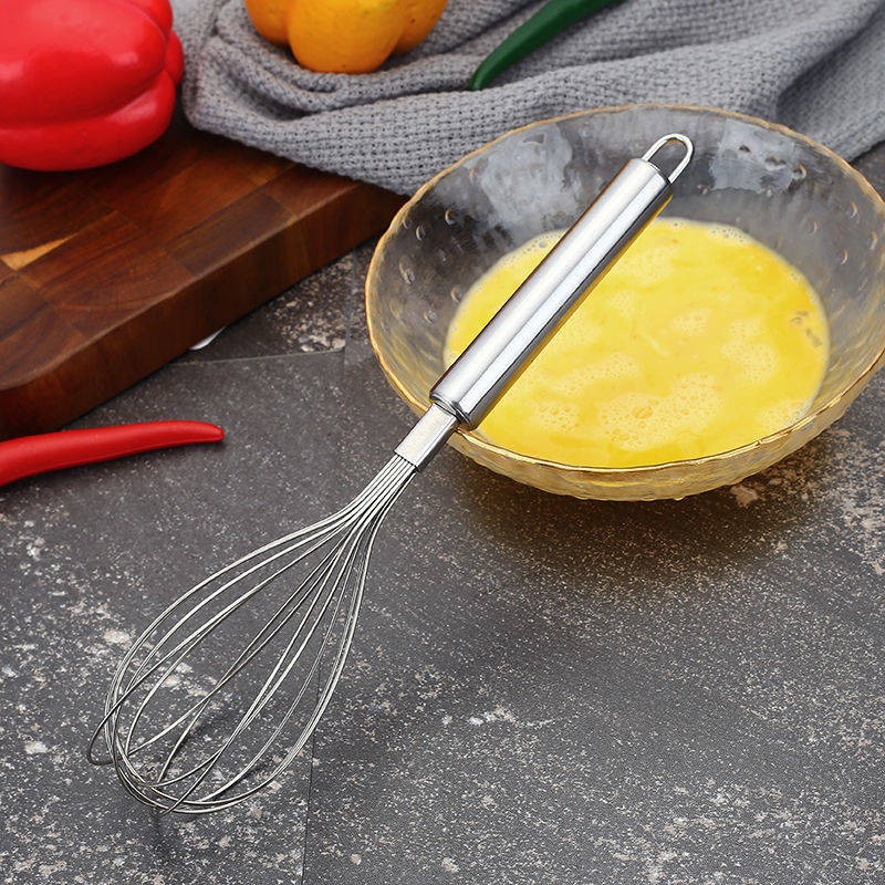 Hướng dẫn sử dụng Thép không gỉ Eggbeater Hỗn hợp tại nhà Cơm trứng Cake Cream Hairpin Kitchen Baking Tool