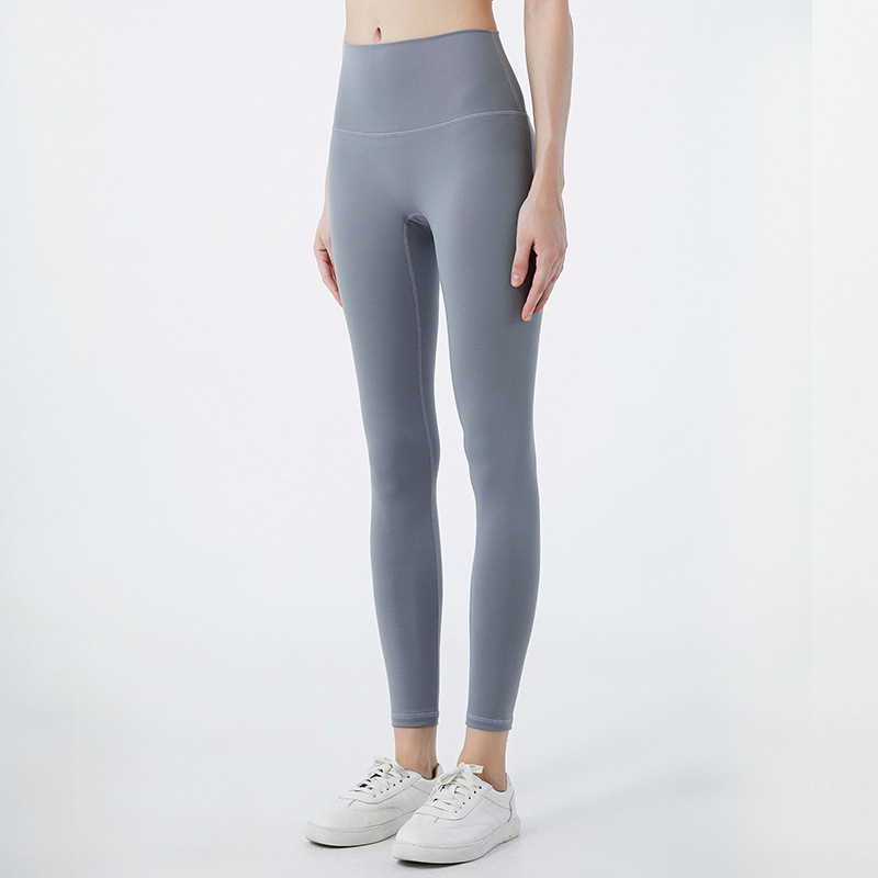 Lululemon     Quần Legging Tập Yoga Lưng Cao 8 Màu Sắc Phong Cách Hàn Quốc