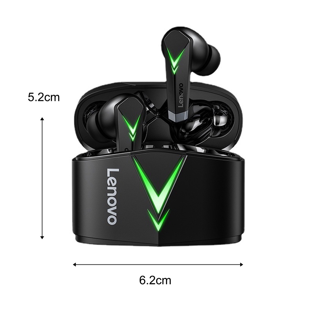 Set 2 Tai Nghe Lenovo LP6 TWS Bluetooth 5.0 Không Dây Nhét Tai Có Thể Sạc Lại