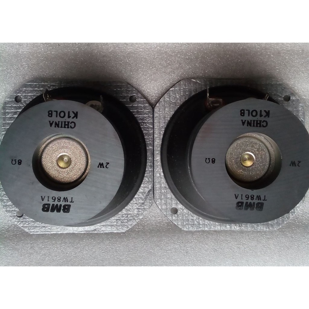 BỘ 2 CỦ LOA TREBLE 2 TỪ BMB HÀNG XỊN - LOẠI VUÔNG - LOA TRÉP GIẤY 10CM
