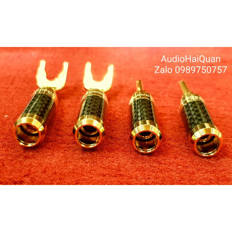 Giắc loa Audiomeca Pháp. Giá bán 80k/1 giắc