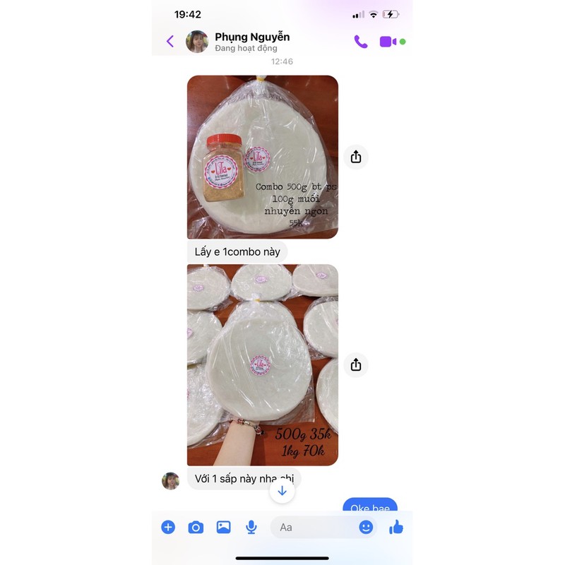 Bánh Tráng Phơi Sương Sạch 500gr ( hơn 40 cái. Bánh) | BigBuy360 - bigbuy360.vn