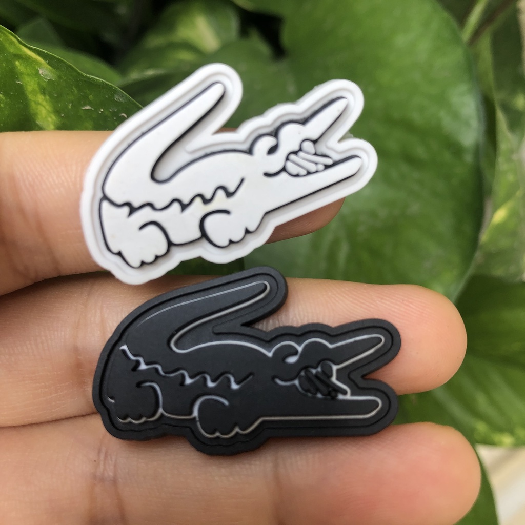 SẢN XUẤT NHÃN MÁC CHO MAY MẶC, IN LOGO NHỰA DẺO CHO CÁC THƯƠNG HIỆU LỚN LACOSTE
