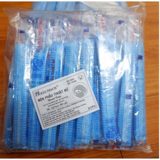 Nón Phẫu Thuật Bảo Thạch (50 chiếc/gói) | Nón Giấy Tiệt Trùng | Nón Con Sâu Bảo Thạch | Nón Giấy Y Tế Bảo Thạch
