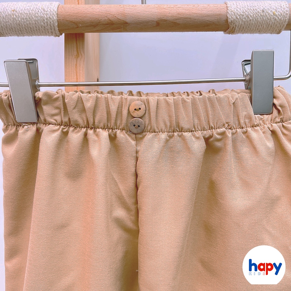 Quần dài cho bé gái chất thô mềm mát, quần thu đông bé gái từ 9-20kg Hapykids