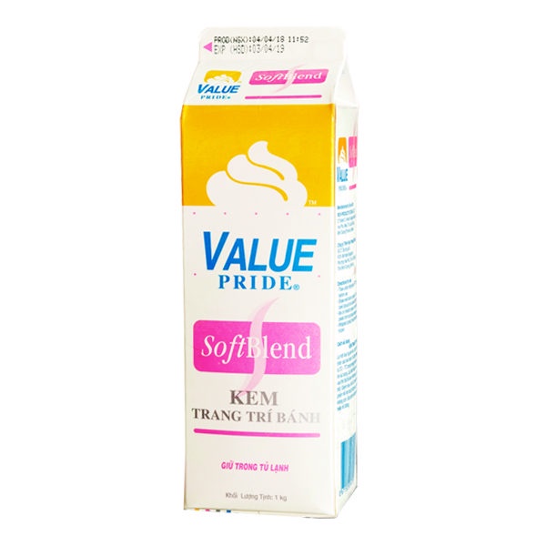 Kem trang trí và làm bánh Value pride softblend Rich’s 1KG