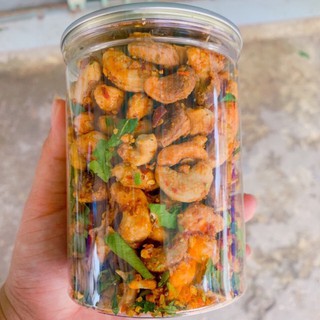 Hạt điều rang tỏi ớt lá chanh 1kg(2 hủ)