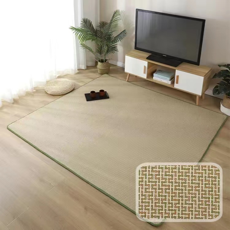 Thảm Mây Đan Cao Cấp Thảm Tatami Nhật Thảm Phòng Ngủ Mùa Hè