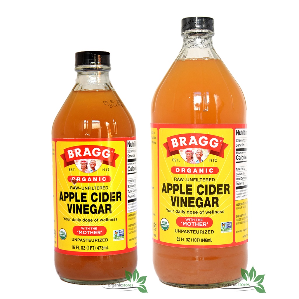 Giấm táo hữu cơ Bragg - USA