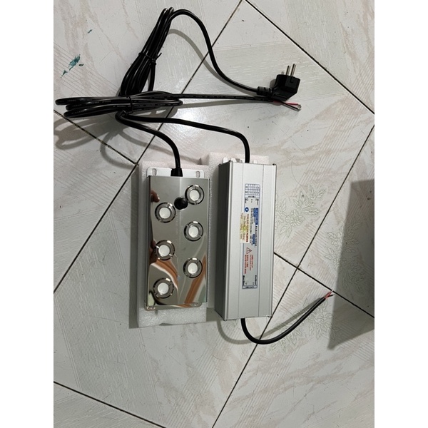Bộ vỉ phun sương 6 mắt + nguồn chống ẩm 36v