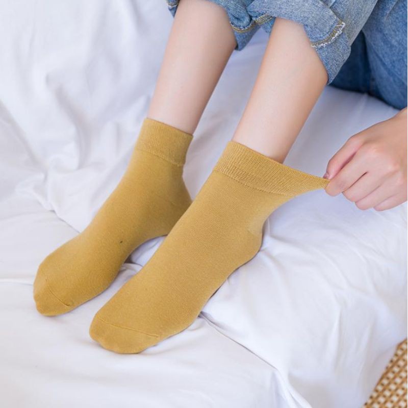 Vớ cao cổ bèo, tất trơn basic nhiều màu xinh -mix đồ đẹp mê li