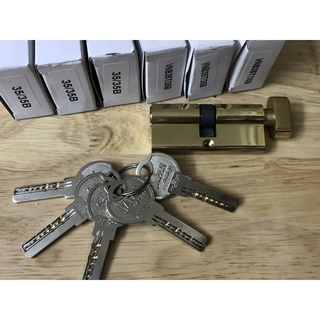 [ẢNH THẬT] Lõi khóa tay gạt bằng đồng 100%, hàng chuẩn Japan dành cho cửa gỗ, cửa nhựa ( Lõi 32mm)