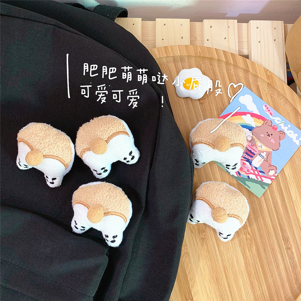Ghim Cài Áo Hình Mông Chó Corgi Đáng Yêu