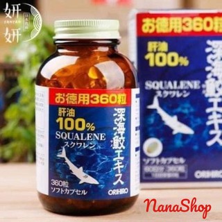 Viên uống dầu gan cá ORIHIRO Nhật Bản hỗ trợ xương khớp, tim mạch 360 viên/lọ