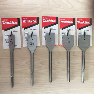 Mũi khoét gỗ dẹt Makita (tùy chọn size 15mm đến 35mm)