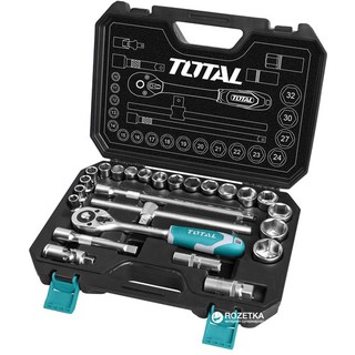 Bộ tuýp 44 chi tiết Total THT421441